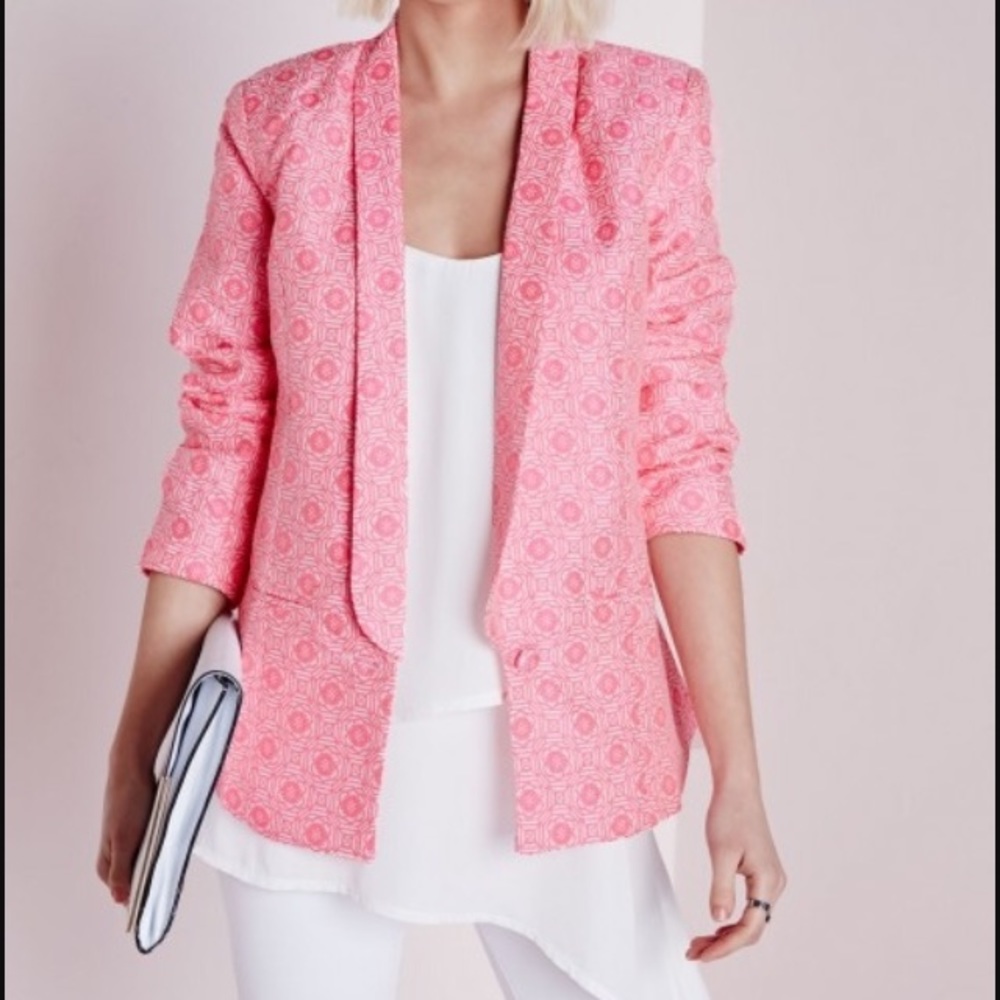 🎊HP!  NWT Missguided Geometric Blazer